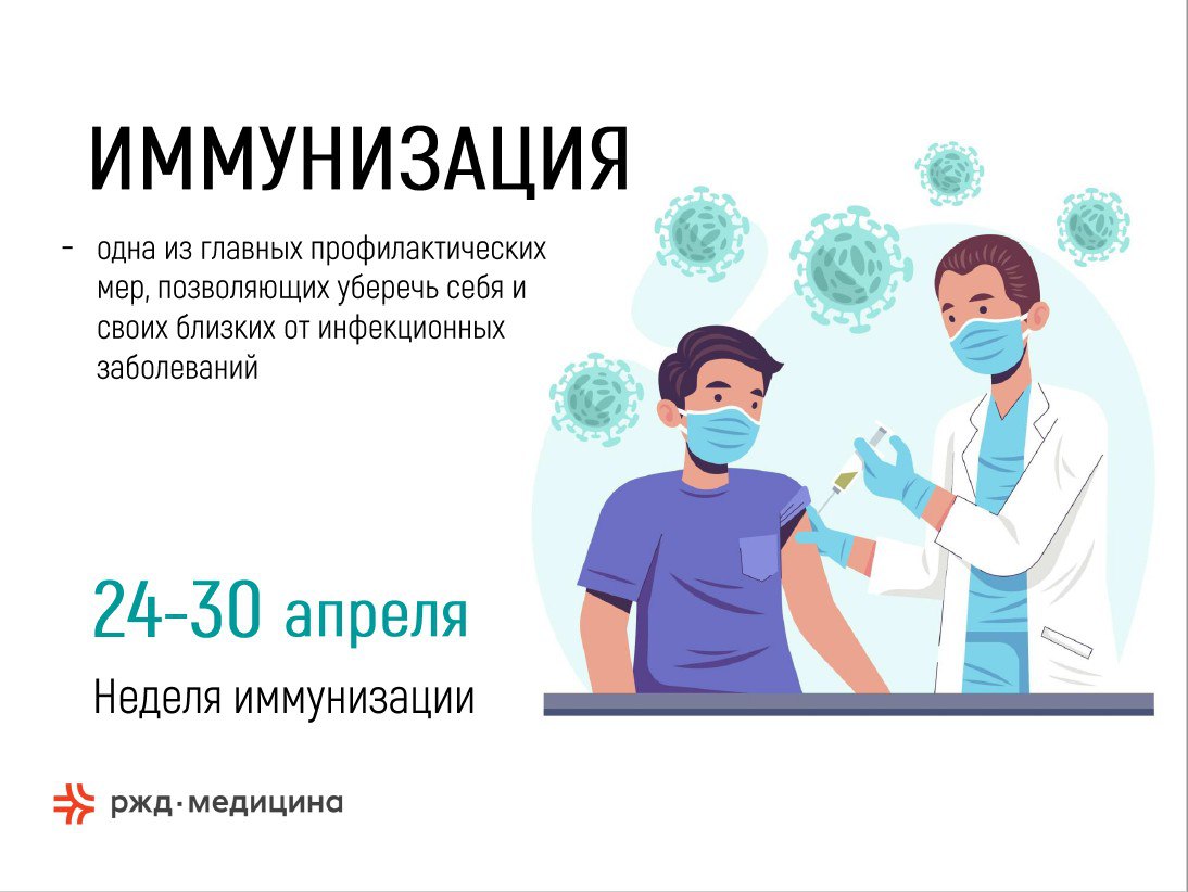 С 24 апреля по 30 апреля 2024 года Европейское региональное бюро ВОЗ проводит ежегодную Европейскую неделю иммунизации (ЕНИ)..