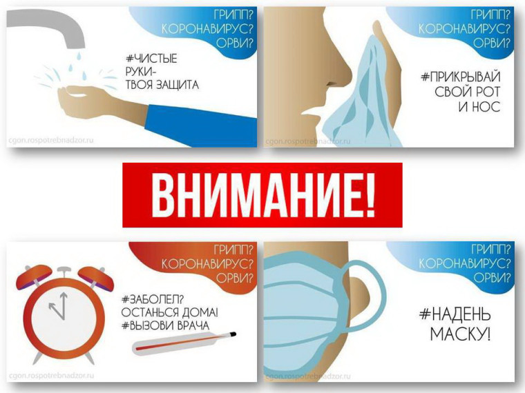 Памятка: профилактика Гриппа и Короновирусной инфекции.
